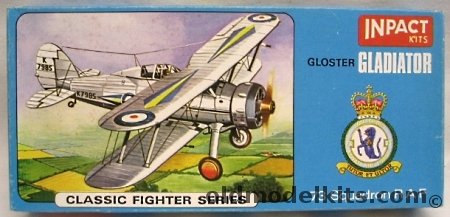 Inpact 1/48 Gloster Gladiator No. 73 Sqn Mildenhall 1937, P201 plastic model kit